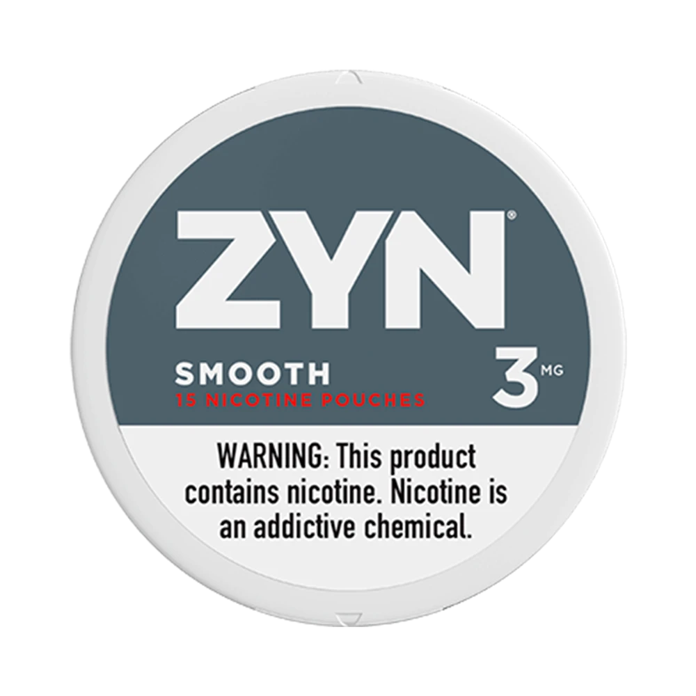 ZYN Smooth 3mg nicotine pouches can
